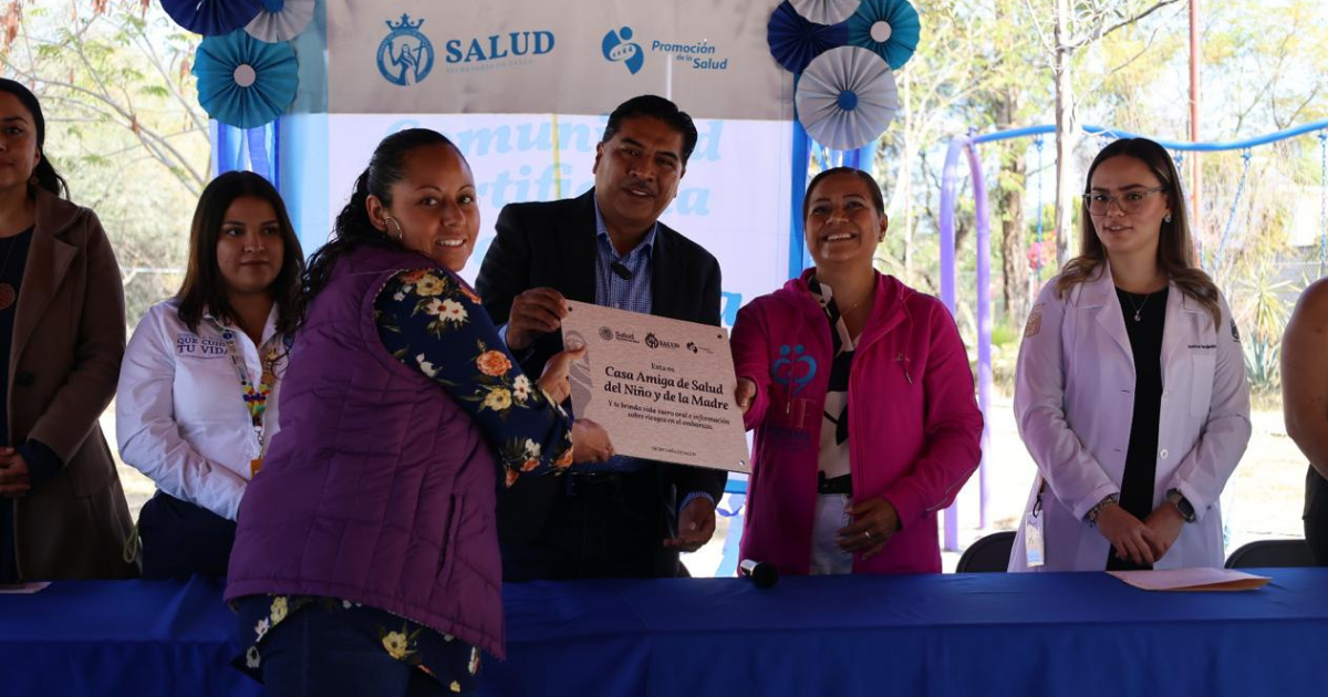 San Jerónimo logra histórica certificación como Comunidad Saludable en Purísima del Rincón
