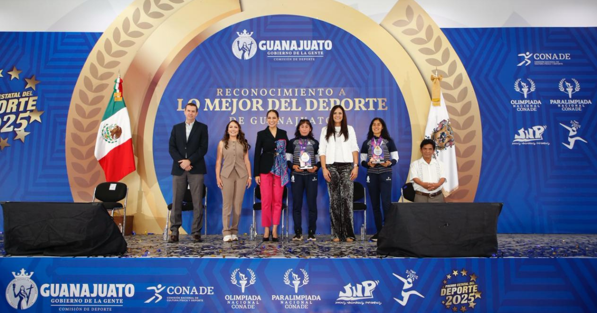 Guanajuato celebra a lo mejor del deporte 2025 con reconocimiento histórico a sus campeones