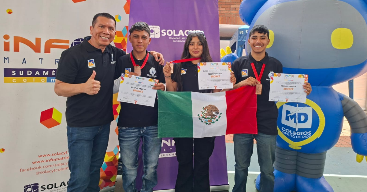 Estudiantes guanajuatenses ganan premio internacional con el proyecto “Sangre de Dragón” en INFOMATRIX Sudamérica 2025
