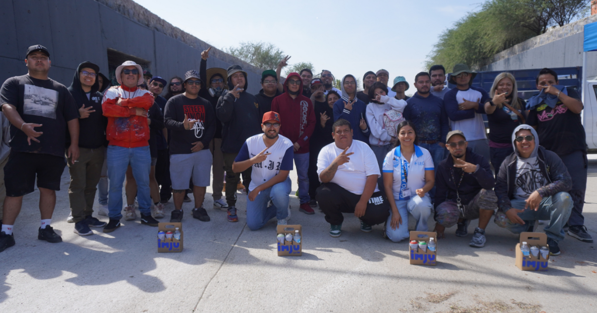 Malecolor 2025 llena León de arte urbano y talento juvenil en una intervención histórica