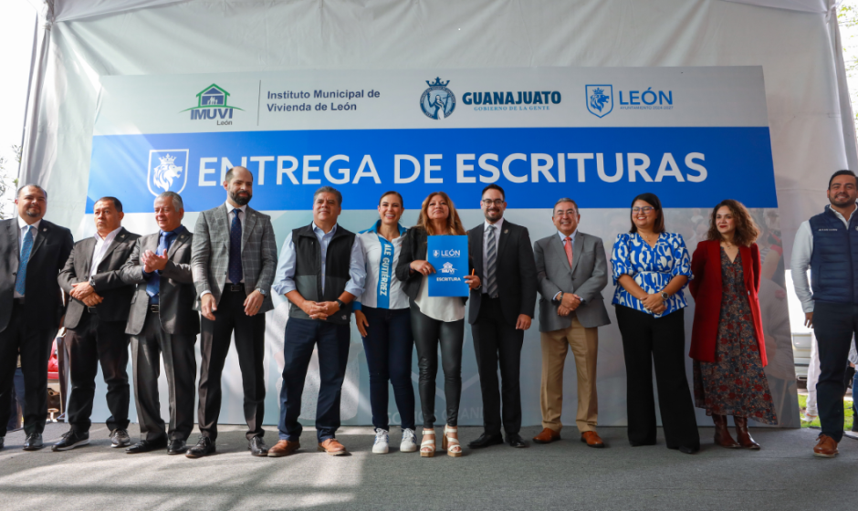 Entrega de escrituras