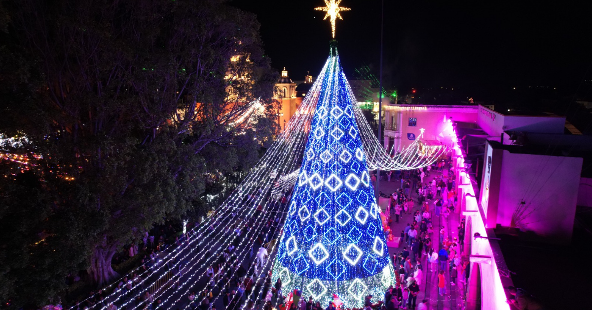 Encendido de Árbol de Navidad 2025 ilumina Purísima del Rincón con un espectáculo inolvidable