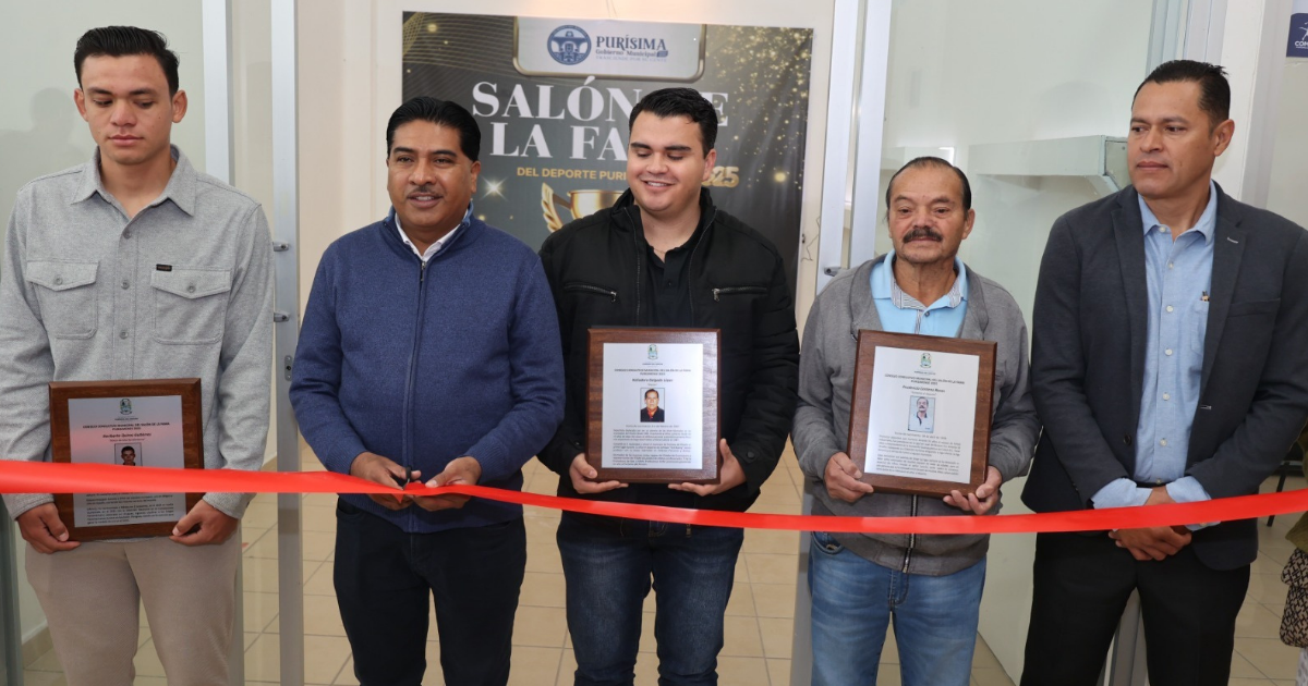 Salón de la Fama Purísima honra a sus leyendas deportivas en la nueva Unidad Deportiva