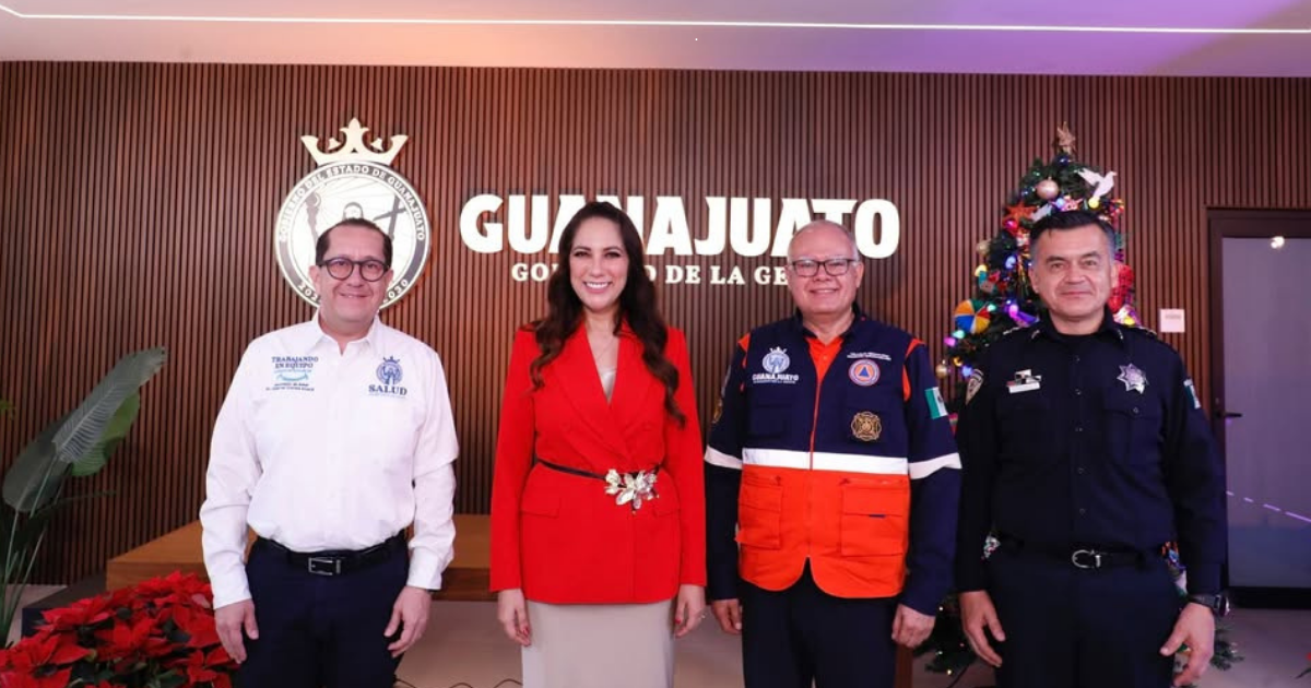 Prevención decembrina Guanajuato: Libia Dennise llama a celebrar con seguridad y responsabilidad