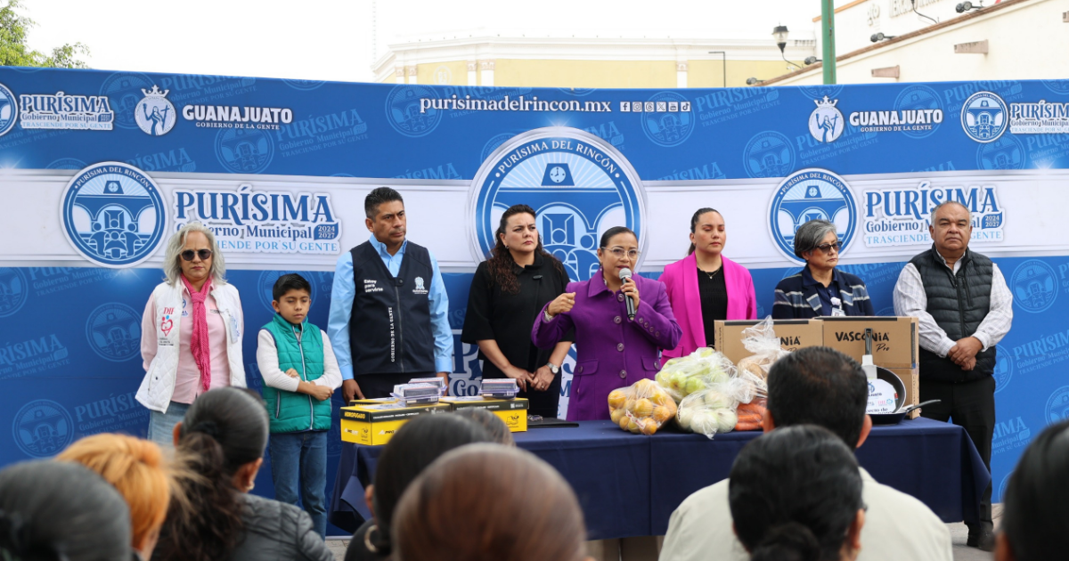 Fortalecen comedores comunitarios en Purísima del Rincón con inversión histórica del DIF