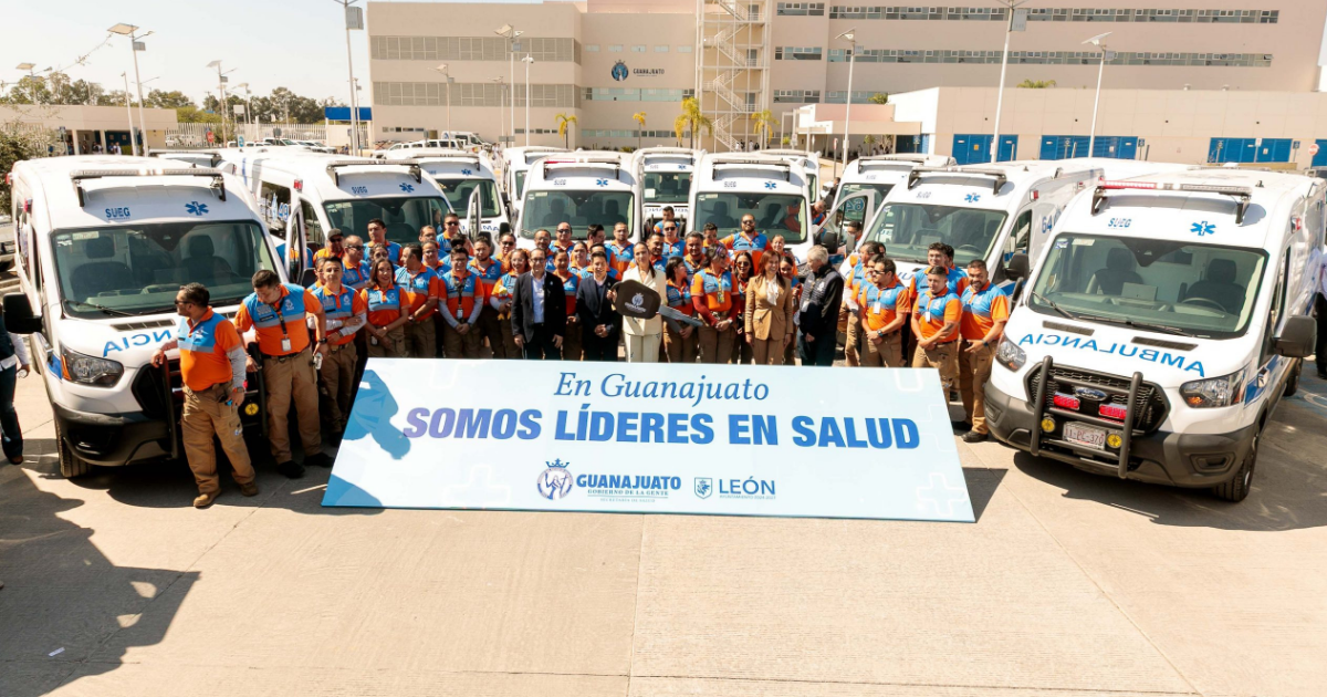 Guanajuato líder en salud refuerza su sistema con ambulancias y certificaciones históricas