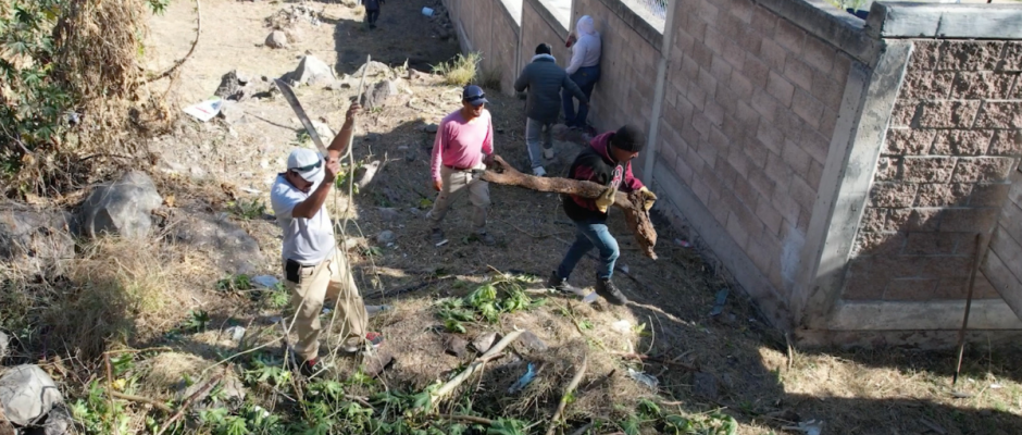 Limpieza arroyo Palenque