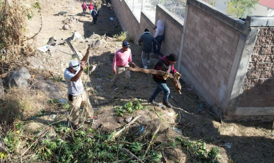 Limpieza arroyo Palenque