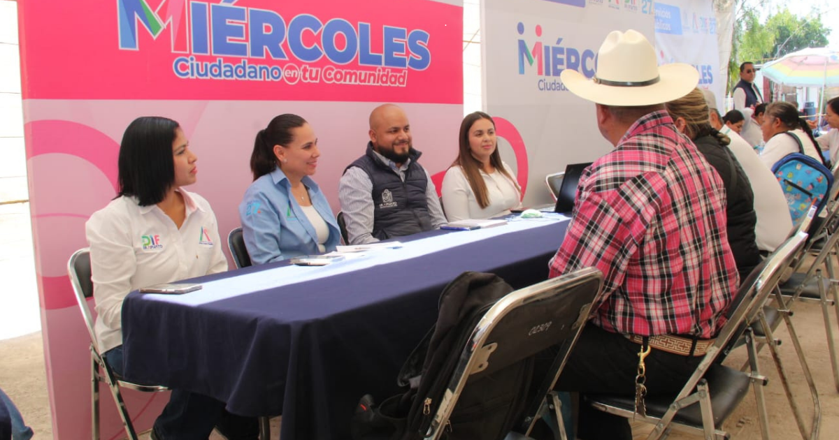 Miércoles Ciudadano en Irapuato: Lorena Alfaro acerca servicios y soluciones a las comunidades
