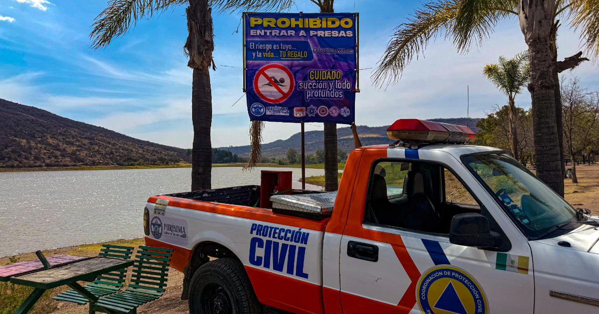 Refuerzan prevención en cuerpos de agua en Purísima del Rincón durante temporada vacacional