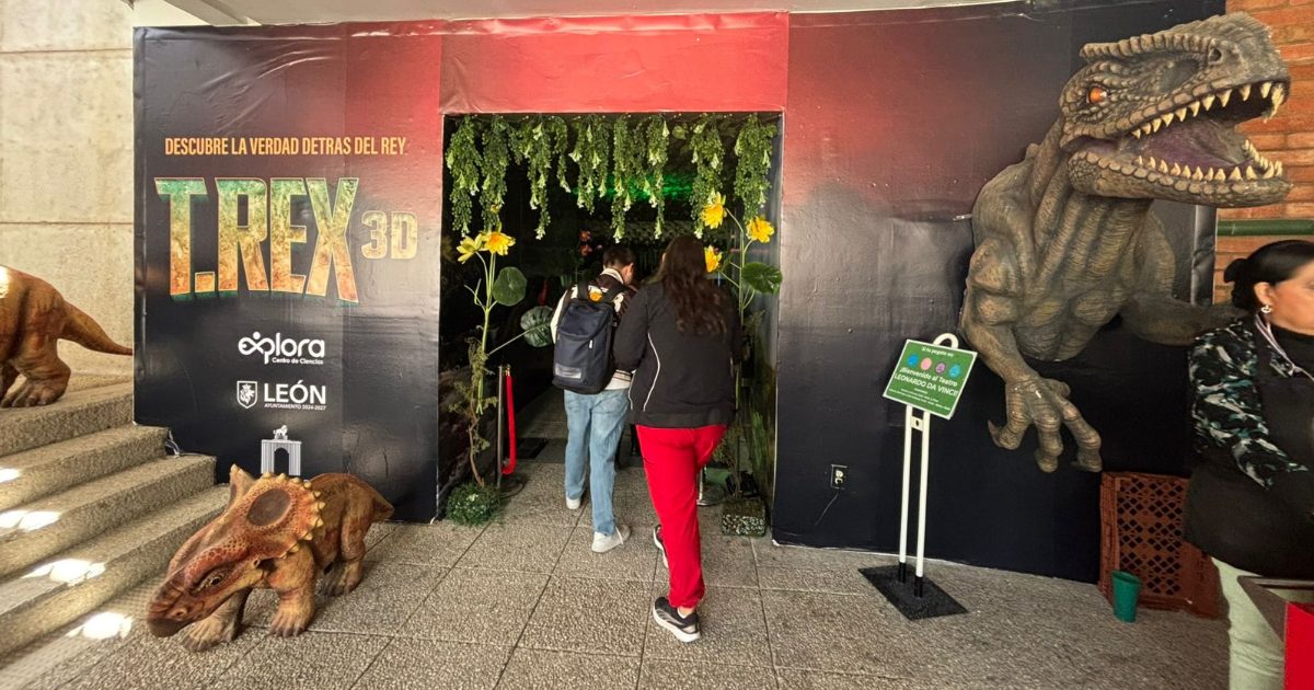 T.REX en Explora: vive la experiencia jurásica en el Centro de Ciencias Explora