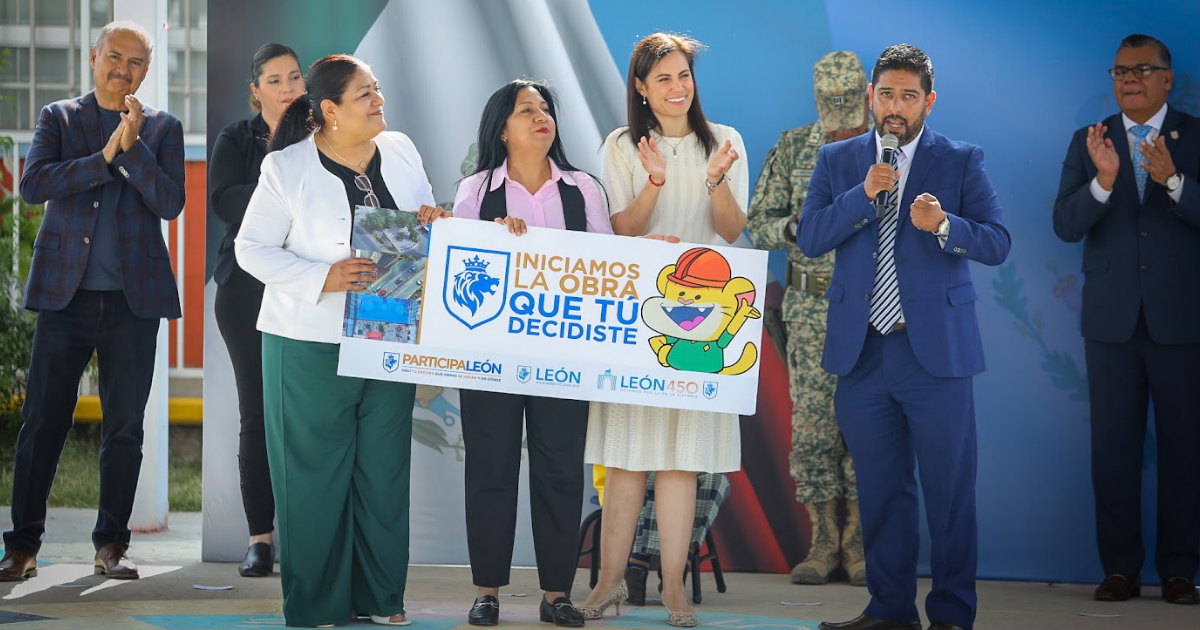 Techumbre escolar León beneficia a 600 estudiantes del Jardín de Niños Centenario