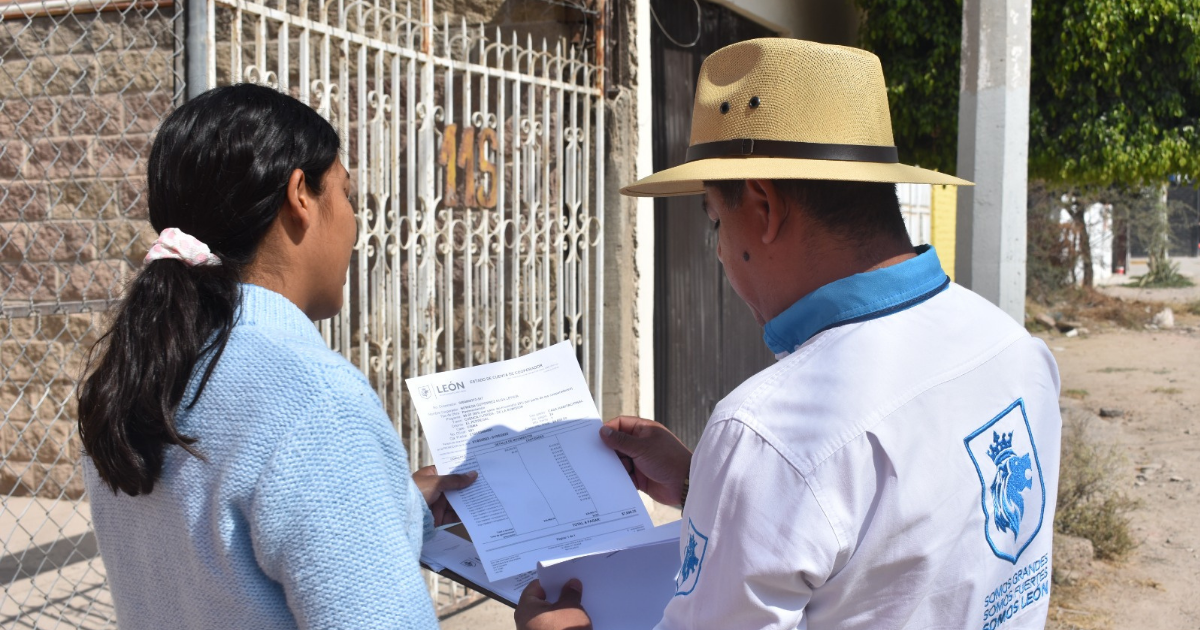 FIDOC visitas domiciliarias facilitan pagos y acercan apoyo a familias en León