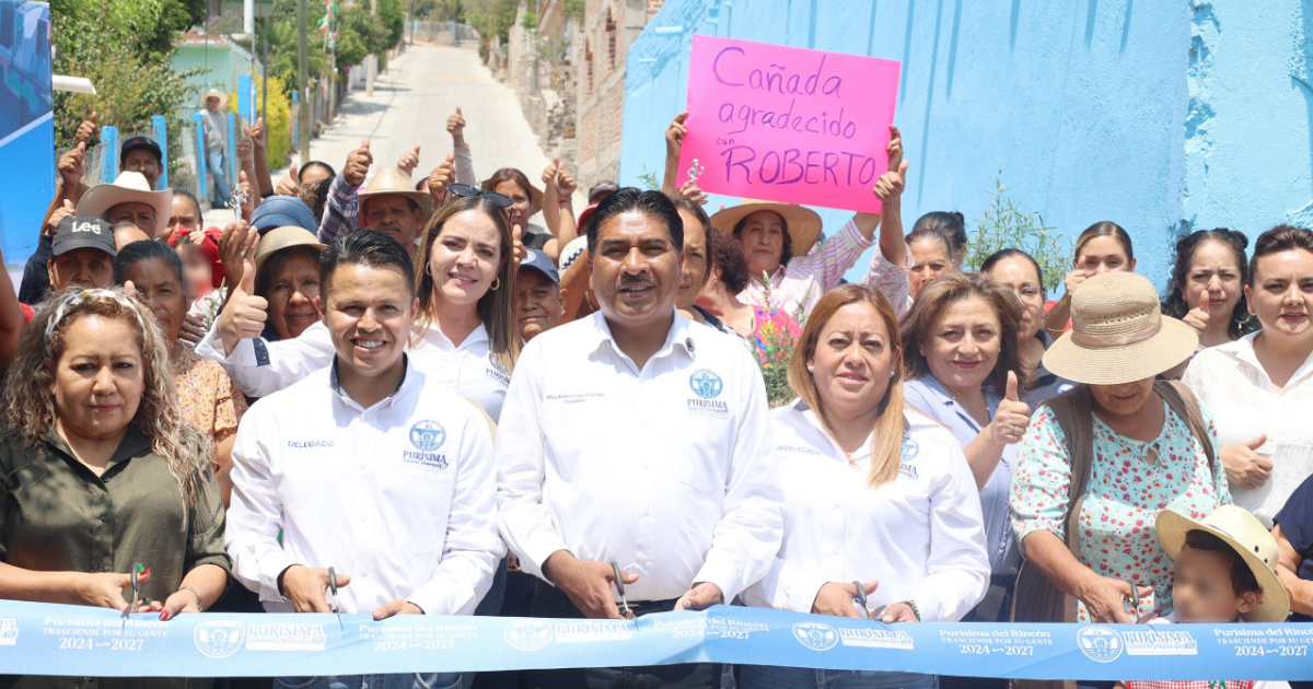 Pavimentación en Purísima del Rincón impulsa turismo y mejora la calidad de vida