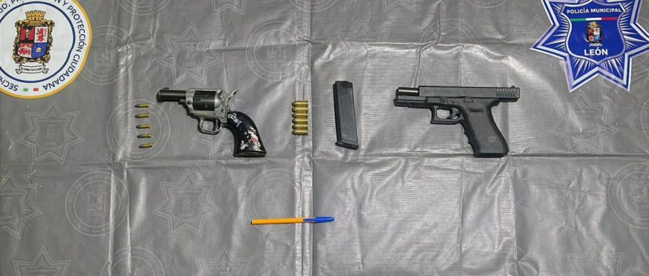 detención armas León
