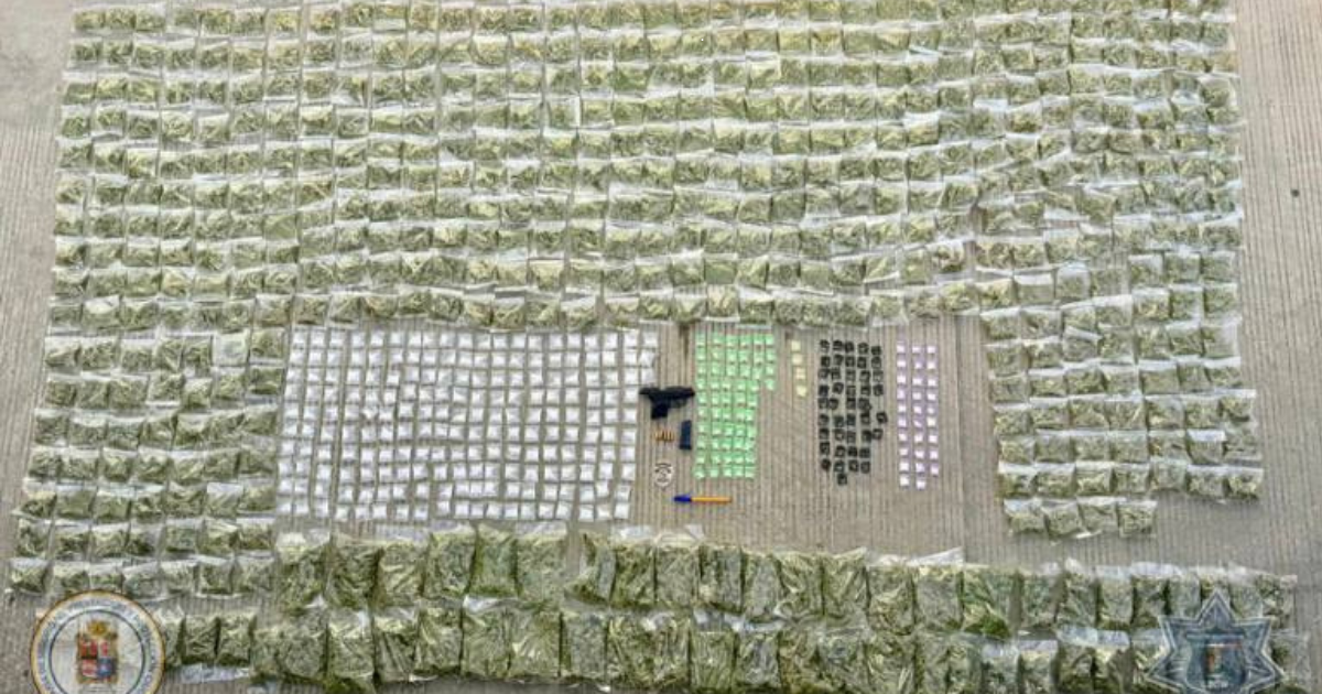 Detención con droga en León: aseguran más de 800 dosis y arma de fuego