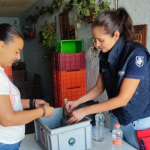 Batalla de Puebla impulsa civismo en Purísima con entrega de banderas