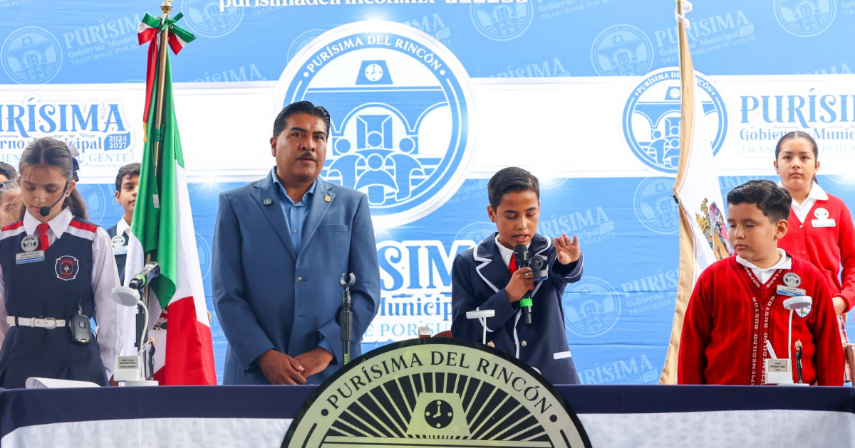 Ayuntamiento Infantil 2026: niñas y niños de Purísima del Rincón asumen el liderazgo ciudadano