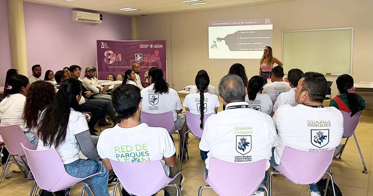 Guardaparques de León se integran a la Red de Espacios Seguros para proteger a las mujeres