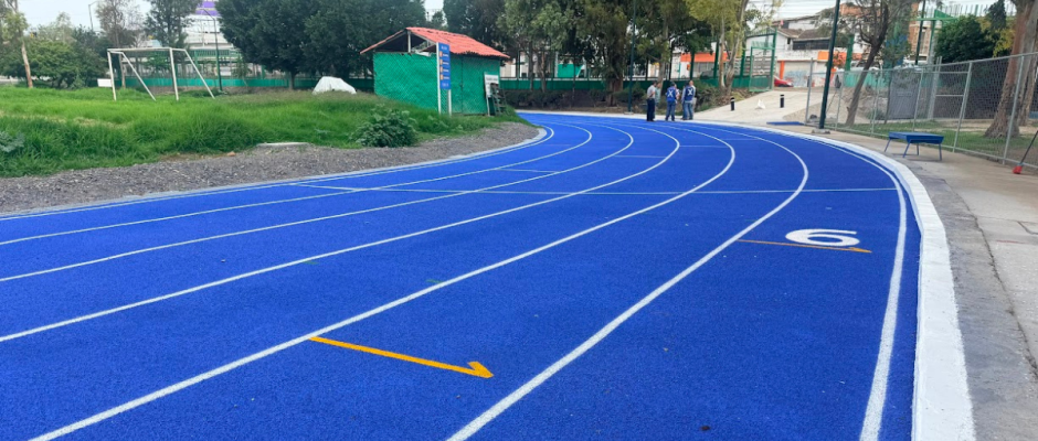 Pista de atletismo renovada