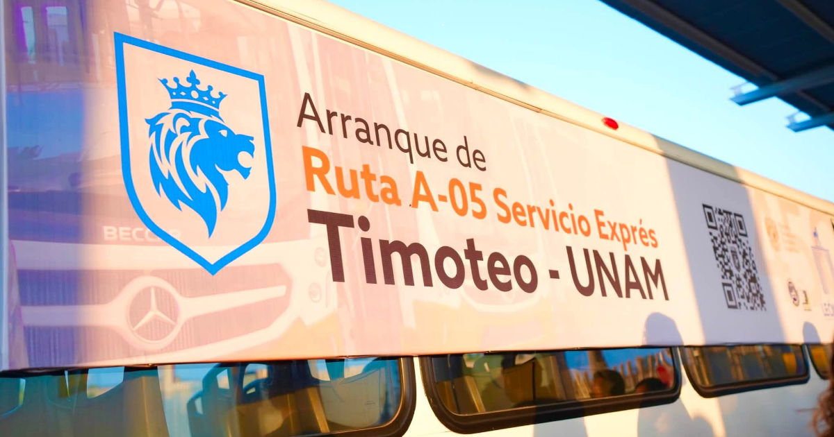 Ruta Exprés A-05 mejora la movilidad entre Timoteo Lozano y la ENES UNAM León
