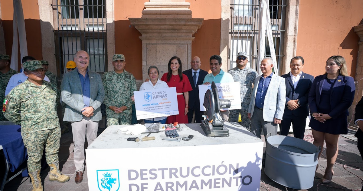 Sí al Desarme fortalece la seguridad en León con canje anónimo de armas