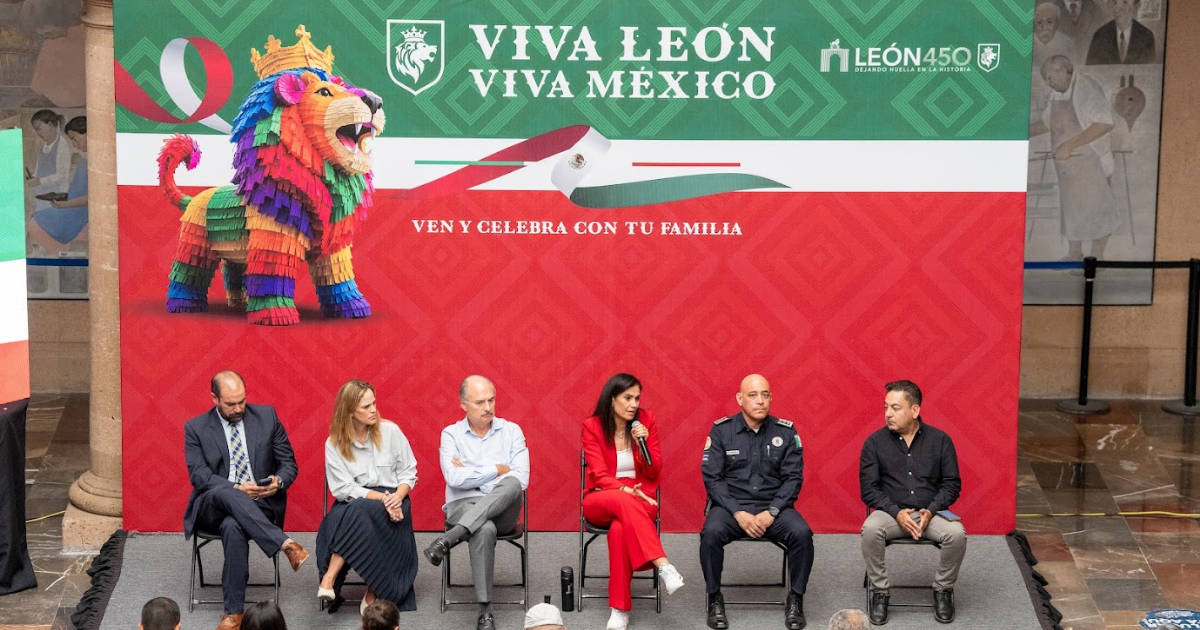Fiestas Patrias en León: 38 actividades gratuitas, Grito con Alicia Villarreal y espectáculo de 350 drones