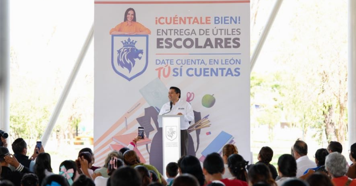León entrega más de 9 mil paquetes de útiles escolares y fortalece el apoyo a las familias rumbo al regreso a clases