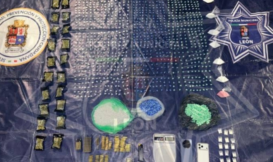 Droga asegurada en León