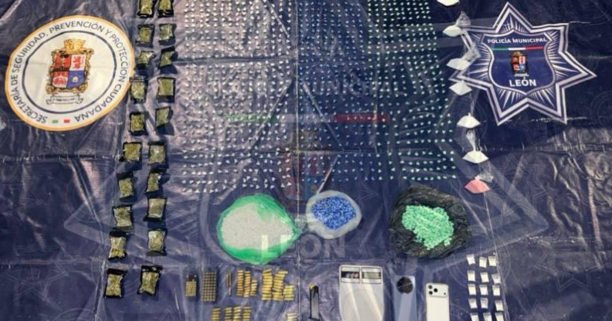Policía de León asegura más de 81 mil dosis de droga durante agosto