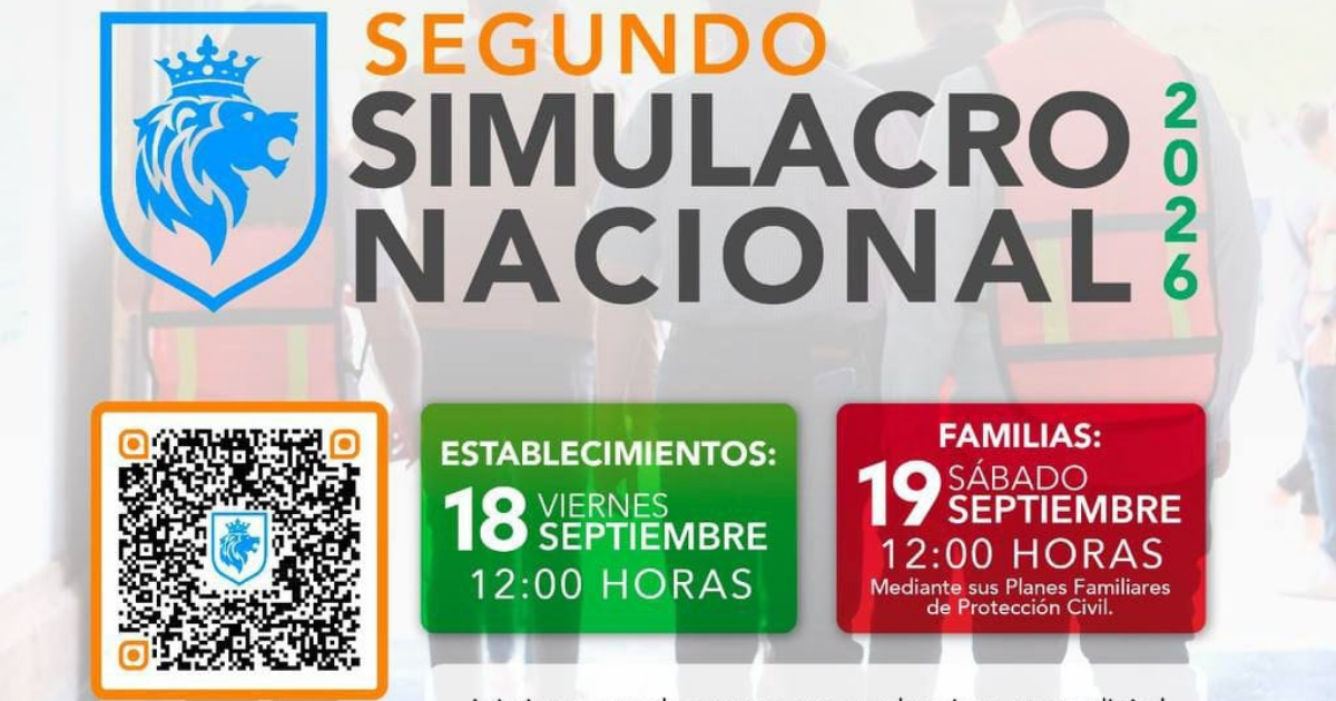 Segundo Simulacro Nacional 2026: León se prepara para actuar ante una emergencia