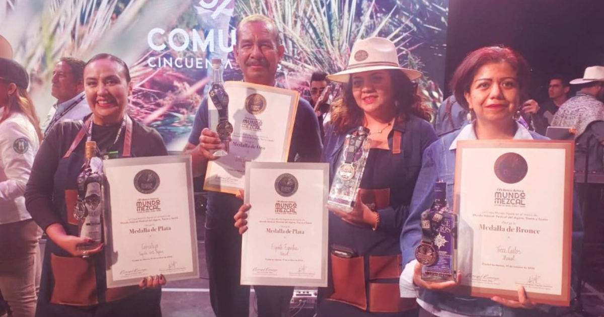 Mezcales y tequila de Guanajuato ganan cuatro medallas en Mundo Mezcal 2026