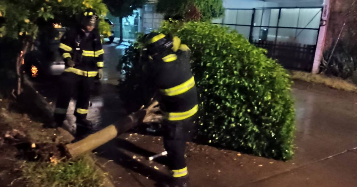 Lluvias en León dejan 54 reportes y movilizan a cuerpos de emergencia