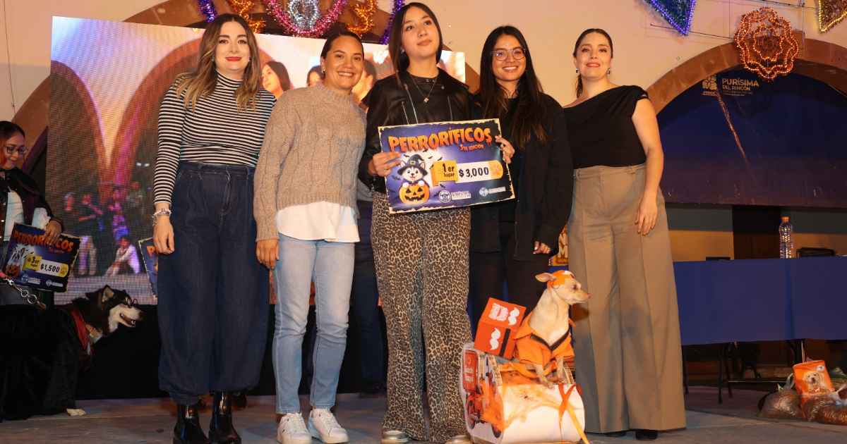 Perroríficos en Purísima del Rincón: disfraces, adopciones y 50 kilos de croquetas