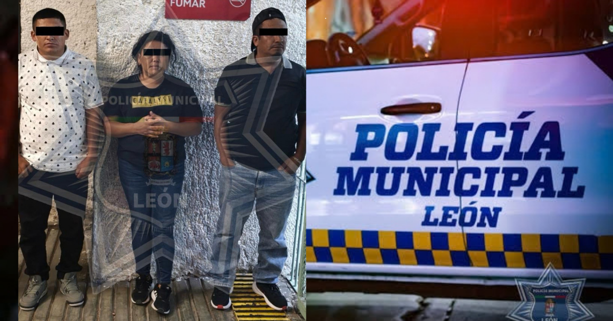 Detienen a tres presuntos farderos tras persecución en León